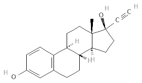 Strukturformel (57-63-6)