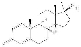 Structure formula (72-63-9)