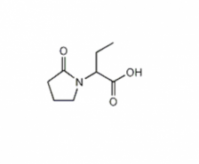 (2RS)-2-(2-Oxopyrrolidin-1-yl)butanoic Acid