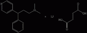 (3RS)-N,N-Dimethyl-3-phenyl-3-(pyridin-4-yl)propan-1-amine Sesquifumarate