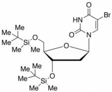 3',5'-Bis-O-(tert-butyldimethylsilyl)-5-bromo-2'-deoxyuridine