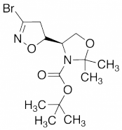 3-Bromo-5-((4R)-N-tert-butoxycarbonyl-2,2-dimethyloxazolidine)isoxazoline (Mixture of Diastereomers)