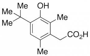 4-(1,1-Dimethylethyl)-3-hydroxy-2,6-dimethylbenzeneacetic Acid