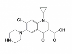 7-Chloro-1-cyclopropyl-4-oxo-6-(piperazin-1-yl)-1,4-dihydroquinoline-3-carboxylic Acid