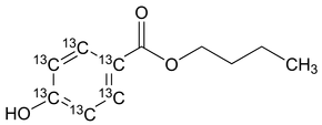 Butyl 4-hydroxybenzoate (ring-13C6)