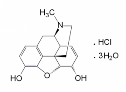 Morphine hydrochloride trihydrate